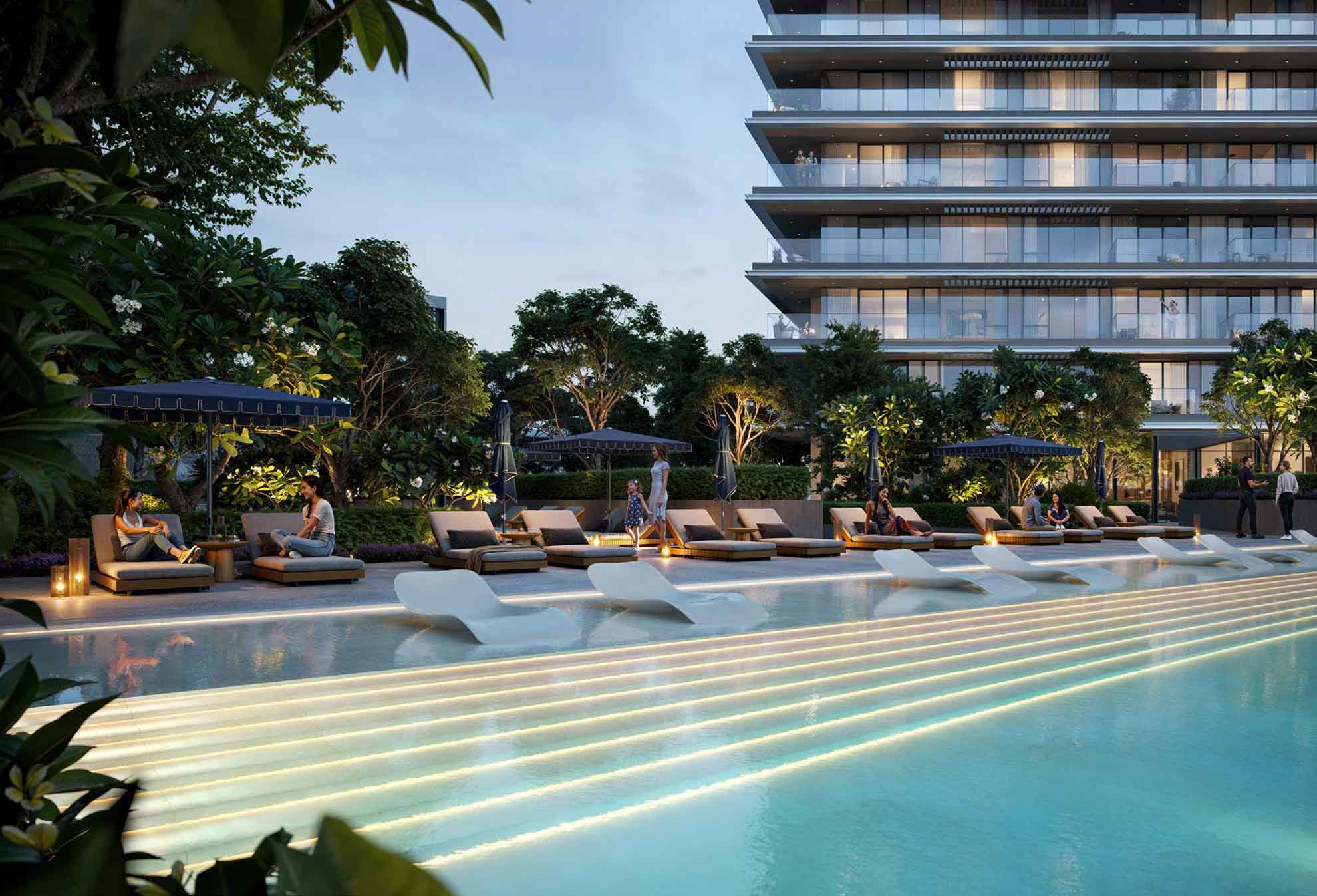 Swimmingpool-Altan-DubaiCreekharbour-EMAAR