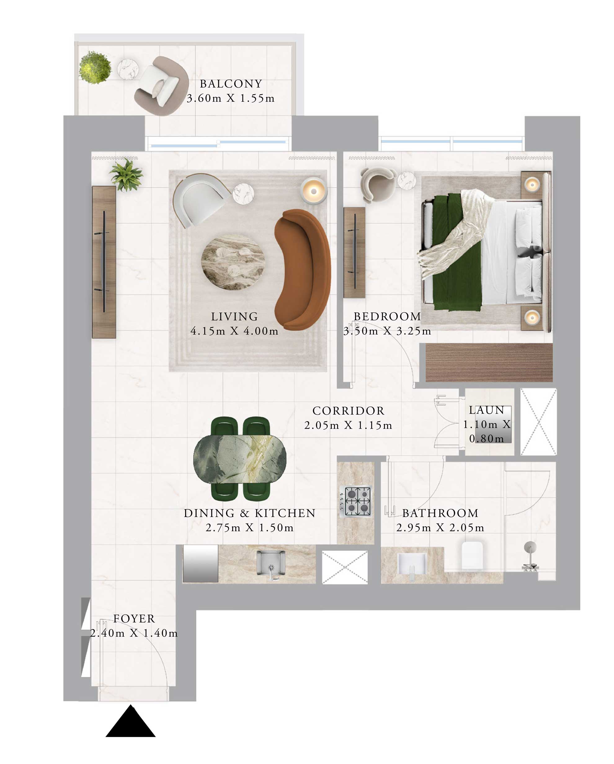 floorplan-1bedroom-767.47sqft-AddressResidences-EMAAR-DubaiCreekHarbour
