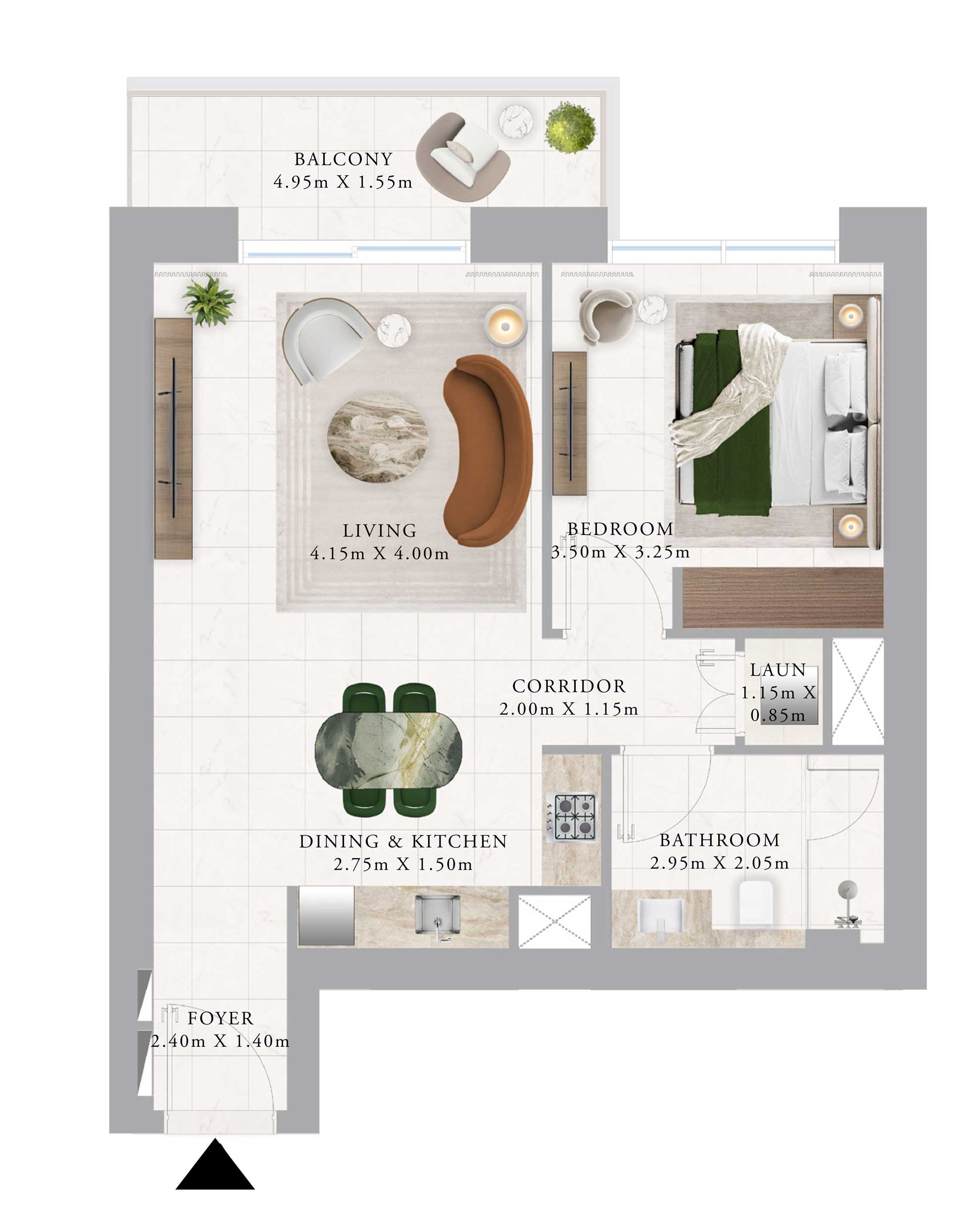 floorplan-1bedroom-792.55sqft-AddressResidences-EMAAR-DubaiCreekHarbour